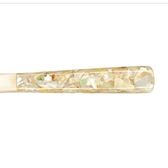 Mother of Pearl Caviar Spoons Abalone and Seashell Handle Set of Five Appetizer - Picture 6 of 9